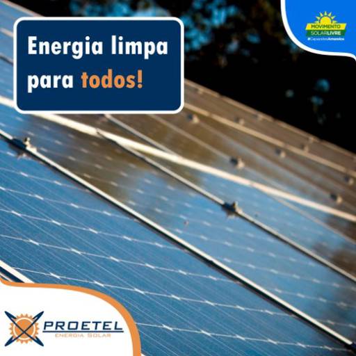 Comprar o produto de Empresa Especializada em Energia Solar em Energia Solar pela empresa Proetel Solar - Engenharia e Consultoria em Diamantina, MG por Solutudo