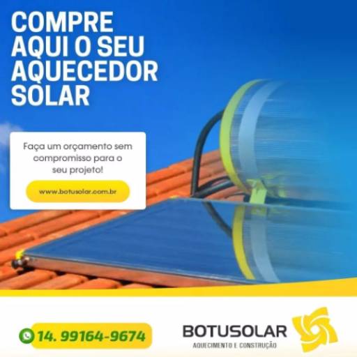 Aquecimento solar  por Botusolar Aquecedor Solar (Representante Soletrol) Energia Solar Fotovoltaica e Material Hidráulico
