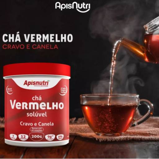 Chá Vermelho Cravo e Canela por Viva Natural - Produtos Naturais