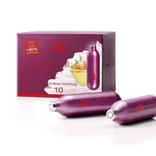 Gás Garrafa Chantilly 8,4gr c/10 - Italian Coffee por Casa Vitória