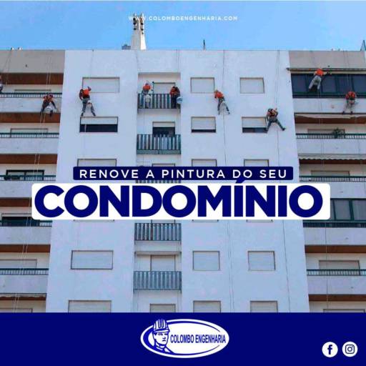 Pintura de fachada predial por Colombo engenharia 