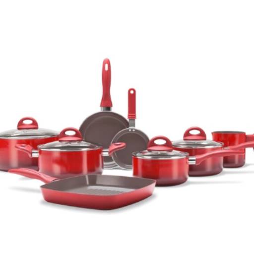 Jogo de Panelas Cerâmica 8 Peças 2,5mm Life Smart Plus - Brinox por Casa Vitória