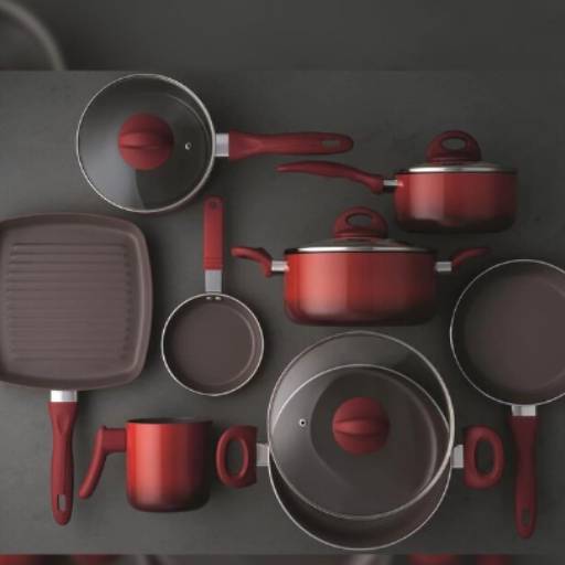 Jogo de Panelas Cerâmica 8 Peças 2,5mm Life Smart Plus - Brinox por Casa Vitória