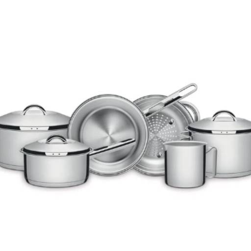 Conjunto de Panela Inox 6 peças Solar - Tramontina por Casa Vitória