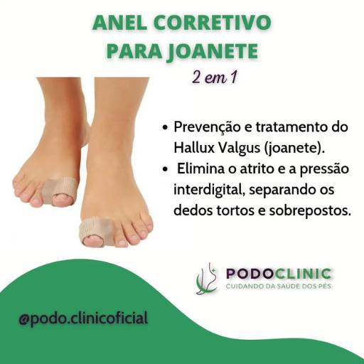 Comprar o produto de Anel corretivo para joanete em Podologia pela empresa PodoClinic Clínica de Podologia em Itaitinga, CE por Solutudo