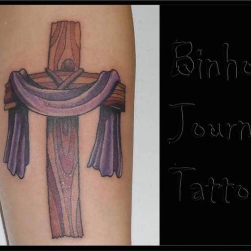 Tatuagem religiosa em Bauru por Binho Journey Tattoo