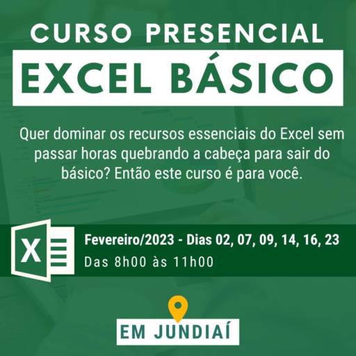 Curso de Excel Básico  por Epicentro Digital - Cursos de Marketing Digital e E-commerce