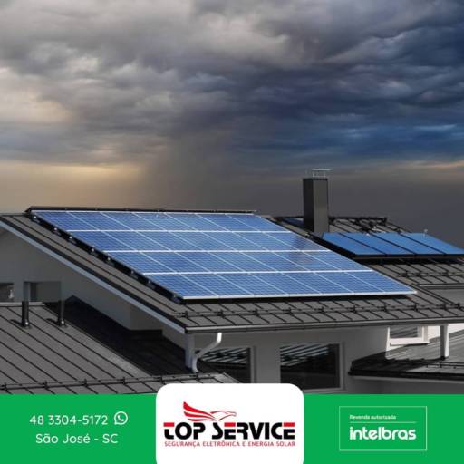 Comprar o produto de Energia Solar para Residência em Energia Solar pela empresa Top Service Segurança Eletrônica e Energia Solar em São José, SC por Solutudo