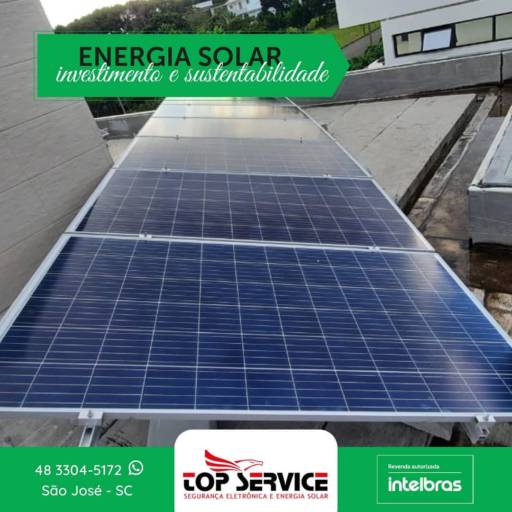 Energia Solar para Comércio por Top Service Segurança Eletrônica e Energia Solar