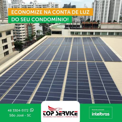 Projeto Fotovoltaico por Top Service Segurança Eletrônica e Energia Solar