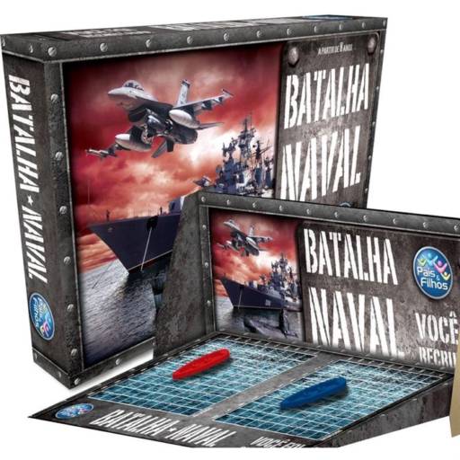 JOGO DE TABULEIRO BATALHA NAVAL PAIS E FILHOS