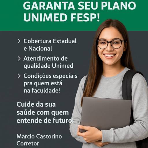 Plano de Saúde  Unimed Fesp para Estudantes tecnólogos em Bauru, SP por Seguro Saúde e Plano de Saúde Bauru