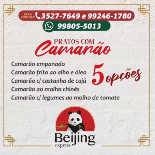 Comprar o produto de Camarão em Comidas Típicas pela empresa Beijing Express em Itapetininga, SP por Solutudo