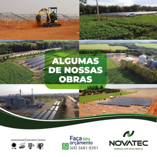 Empresa de Instalação de Energia Solar por Novatec Energia, Segurança e Automação