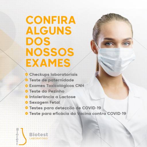 Comprar o produto de Exames Laboratoriais em Laboratórios Clínicos pela empresa Biotest em Botucatu, SP por Solutudo
