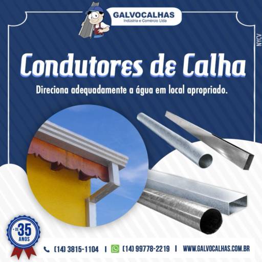 Condutores de água por Galvo Calhas