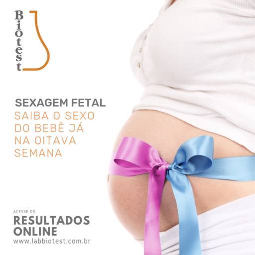 Sexagem Fetal por Biotest Unidade Vital - Posto de coleta DRIVE THRU