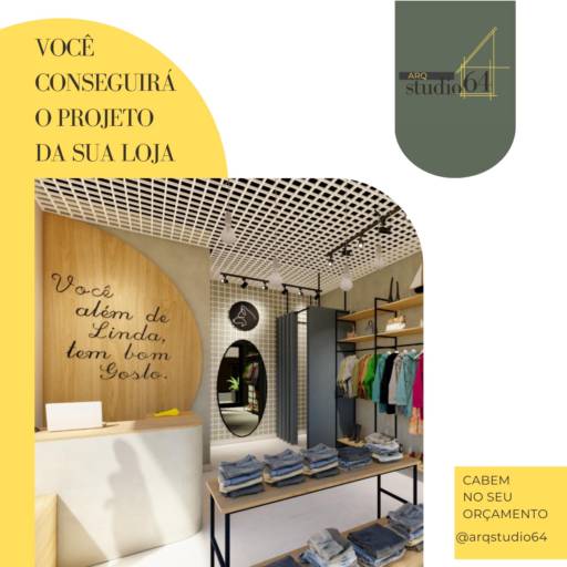 Projeto para Lojas por Arq Studio 64