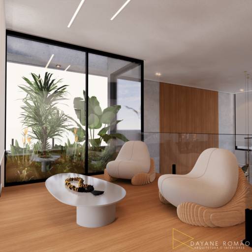 Projeto de interiores em Ninho Verde II Eco Residence, SP por Dayane Romão Arquitetura e Interiores