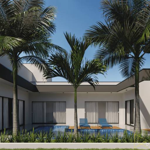 Projetos customizados em Ninho Verde II Eco Residence, SP por Dayane Romão Arquitetura e Interiores