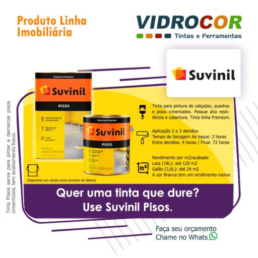 Comprar o produto de Loja de tintas em Avaré em Tintas pela empresa Vidrocor em Avaré, SP por Solutudo
