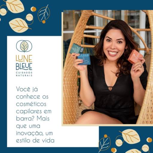 Cosméticos capilares em barra