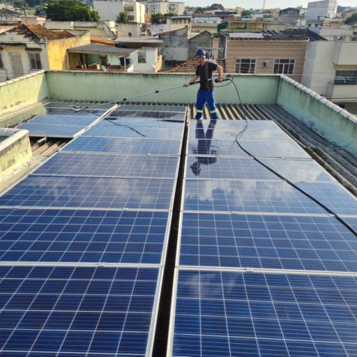 Limpeza de Placa Solar