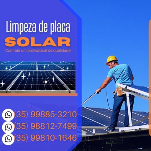 Limpeza de Placa Solar
