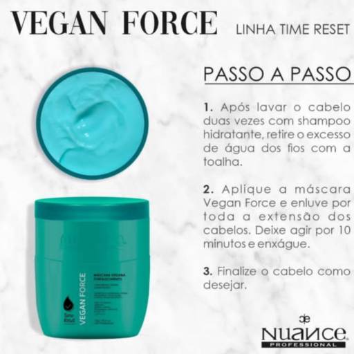 Vegan Force Fortalecimento – Máscara Fortalecimento Capilar Vegana  por Conexão Plena Cosméticos 