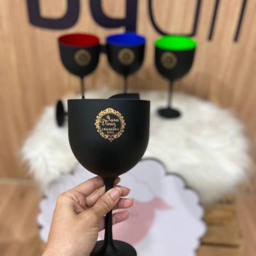 Taça Gim fosca personalizada