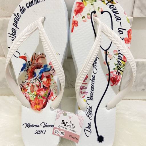 Chinelos personalizado 
