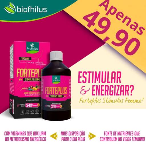Estimulante Feminino para ter Energia (Forteplus) 