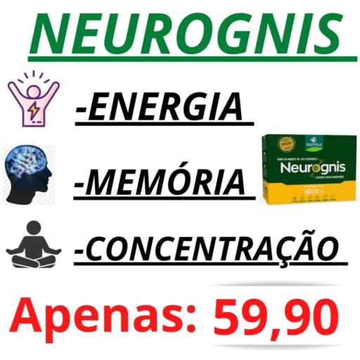 Neurognis 60 caps - Biofhitus