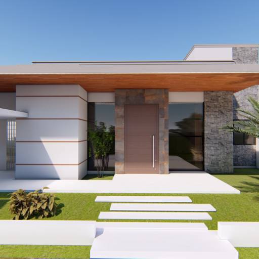 Comprar o produto de Projeto de casa de luxo em Arquitetura pela empresa Renata Costa Engenharia e Arquitetura de Interiores em Ipatinga, MG por Solutudo