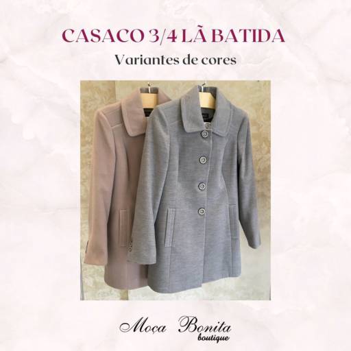 Comprar o produto de Casaco Lã em Casacos pela empresa Boutique Moça Bonita em Botucatu, SP por Solutudo