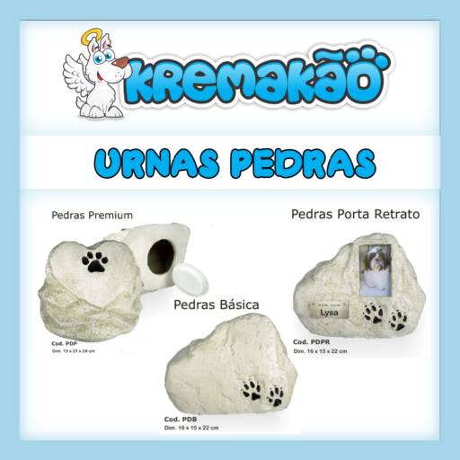 Comprar o produto de Urnas Pedras em Pedras para Jardim pela empresa Kremakão - Crematório de Pequenos Animais em Itapetininga, SP por Solutudo