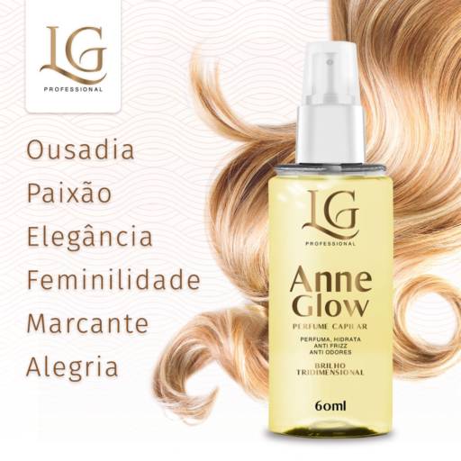 Perfume capilar e Corporal Anne Glow - LG Professional em Bauru por Conexão Plena Cosméticos 