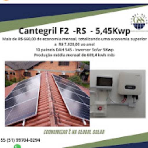 Energia Solar On Grid por Global Solar Soluções Sustentáveis