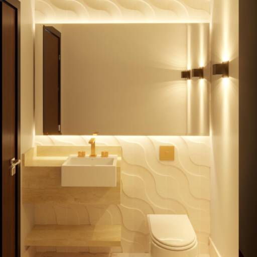 Banheiro Personalizado por Junior Foganholi Arquitetura