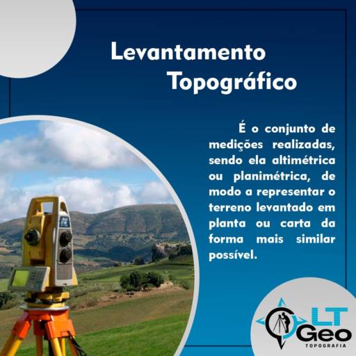 Levantamento topográfico por LT Geo Topografia