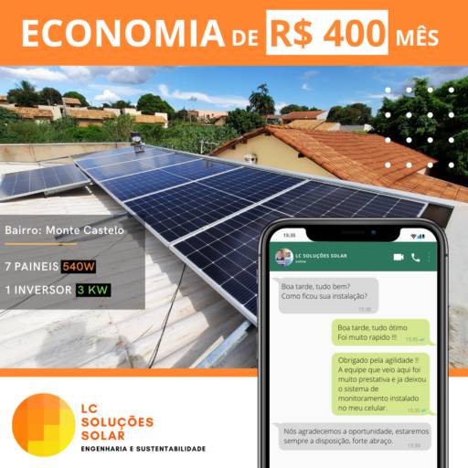 Instalação de carport solar