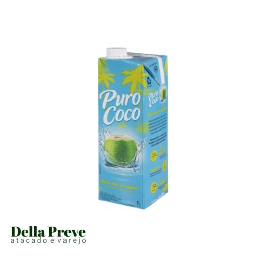 Comprar o produto de Água de Coco - Puro Coco 1 Litro em Água de Coco pela empresa Comercial Della Preve em Foz do Iguaçu, PR por Solutudo