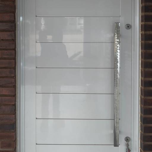 Porta de entrada de alumínio por Esquadrias Seibel