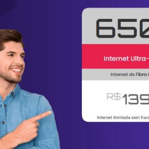Comprar o produto de Plano de internet - 650Mbps em Planos de telefone, internet e tv pela empresa Plusnet Fibra Óptica - Morumbi em Foz do Iguaçu, PR por Solutudo