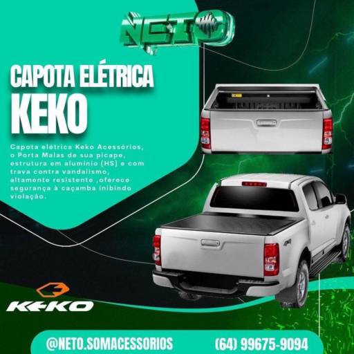 Comprar o produto de Capota Elétrica em Acessórios de Carros pela empresa Neto Som e Acessórios em Mineiros, GO por Solutudo
