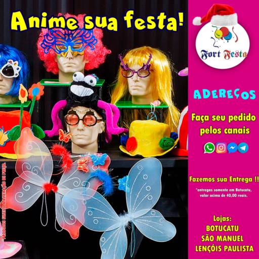 Comprar o produto de Fantasias em Artigos para Decoração pela empresa Fort Festa - Loja 1 em Botucatu, SP por Solutudo