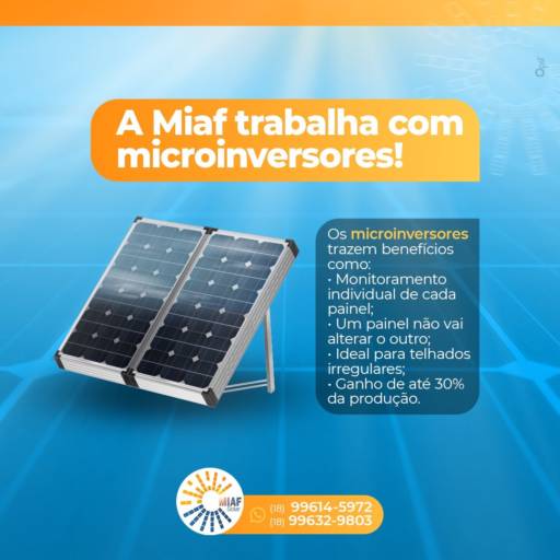 Comprar o produto de Limpeza de Placa Solar em Energia Solar pela empresa MiaF solar em Bilac, SP por Solutudo