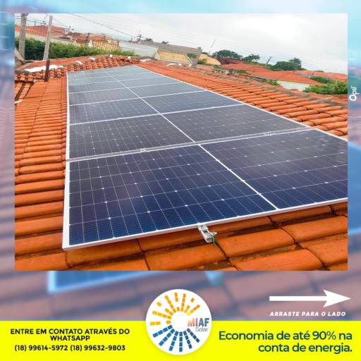 Energia Solar​ em Bilac, SP por MiaF Solar