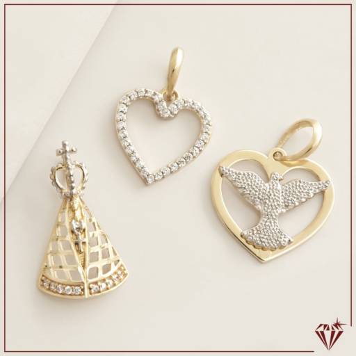 Pingentes por Gold & Silver - Jóias/ Ótica / Semi Jóias 