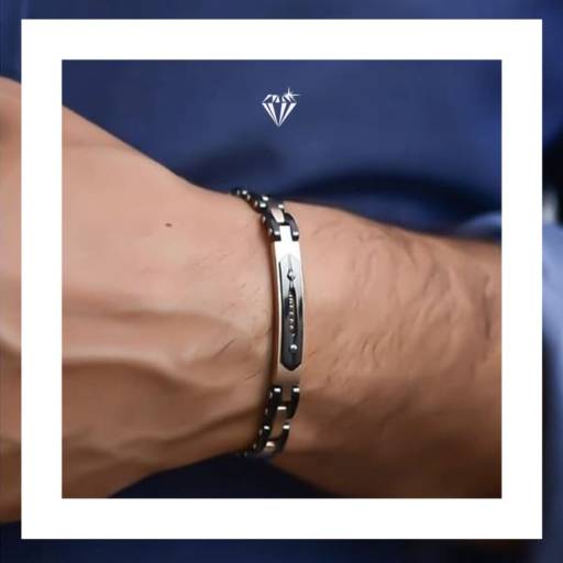 Pulseira Masculina por Gold & Silver - Jóias/ Ótica / Semi Jóias 